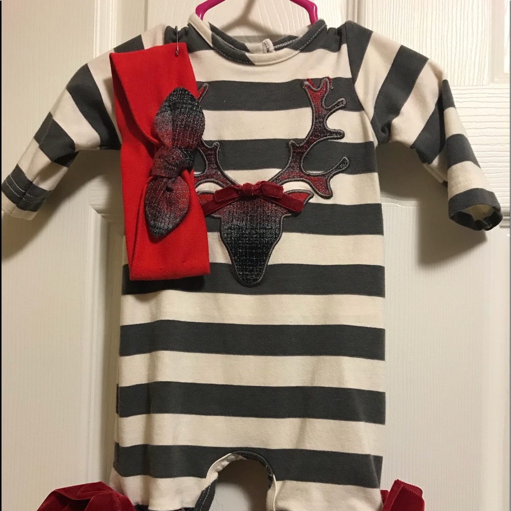 Peaches n cream Christmas or fall outfit